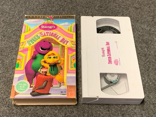 BARNEY & FRIENDS Sense-Sational Day VHS, 1996 Video Tape PBS Classic ...