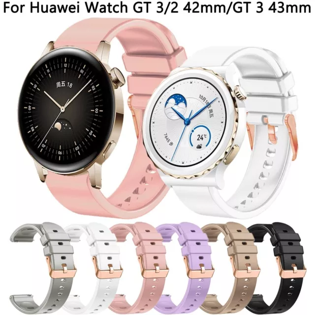 Silicone Strap Band for Huawei Watch GT 3 Pro 2 43mm GT2 GT3 Honor Magic 2 42mm