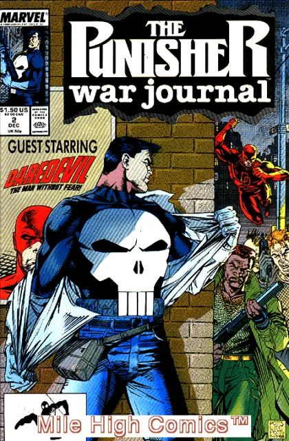 PUNISHER WAR JOURNAL (1988 Series) #2 Good Comics Book