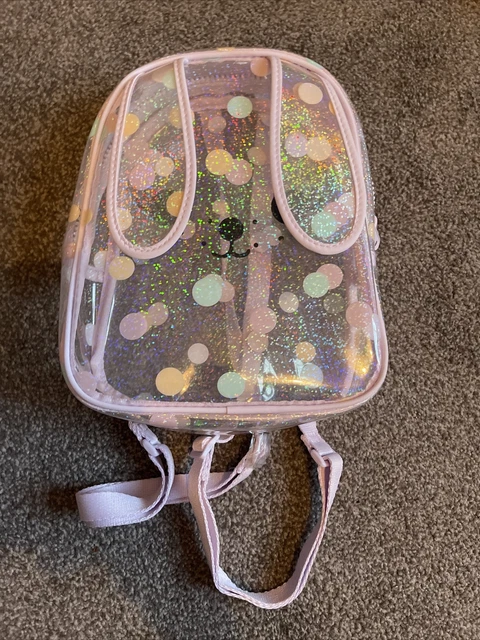 Girls Clear Bunny Rabbit Small Backpack H&M