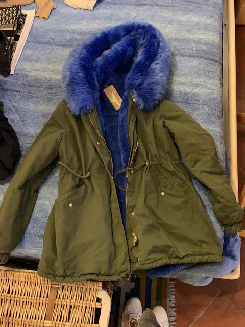 Giubbotto verde deals con pelo