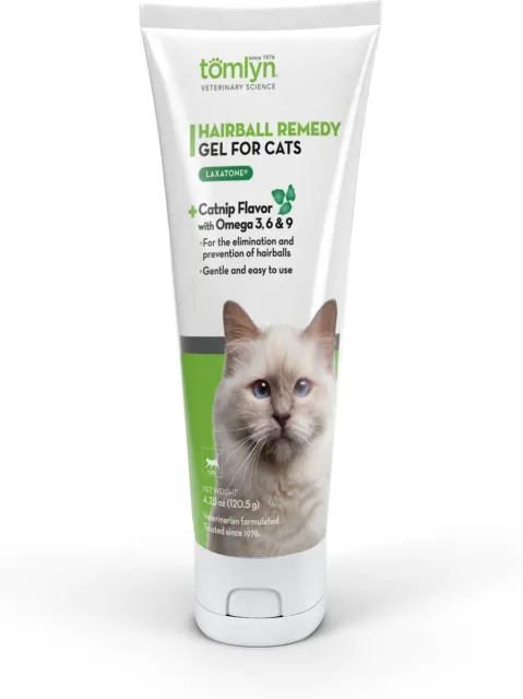 Tomlyn Laxatone Catnip Hairball Remedy 4.25 oz (2PACK)