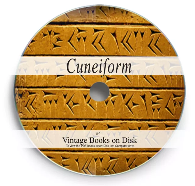 Rare Ancient Cuneiform Books DVD - Clay Tablet Cylinder Archaeology Sumerian 41