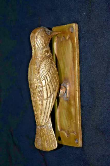 Woodpecker Door Knocker Victorian Style Brass Solid Bird Door Knocker MG06