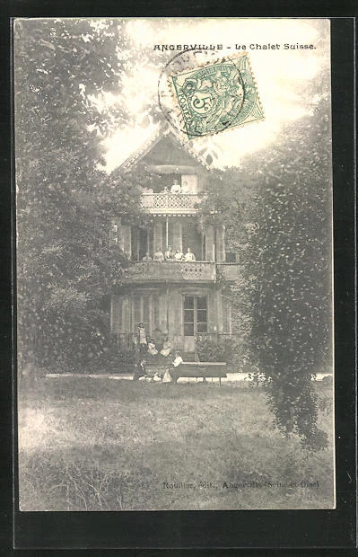 CPA Angerville, Le Chalet Suisse
