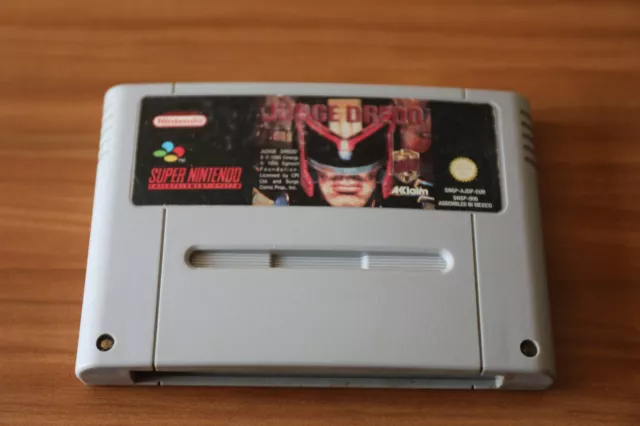 Jeu JUDGE DREDD pour Super Nintendo SNES version PAL 100% authentic