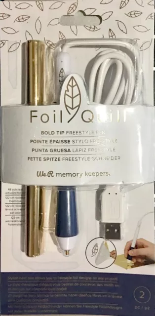 We R Memory Keepers Foil Quill Bold Tip Freestyle Pen Code 661076