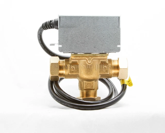 HONEYWELL 3 PORT MID POSITION MOTORISED ZONE VALVE 22mm 5 WIRE V4073A