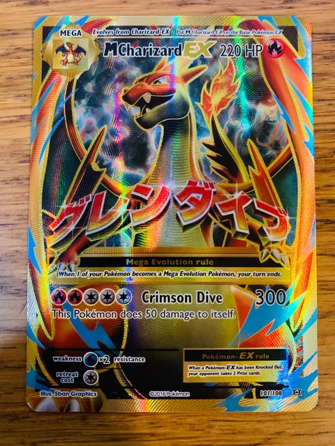 POKEMON TCG MEGA M Charizard EX Full Art - Evolutions 101/108 NM 146.30 -  PicClick UK
