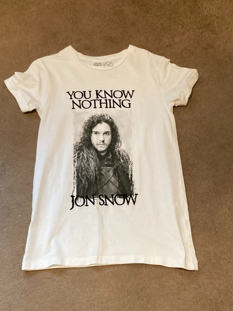 jon snow t shirt primark