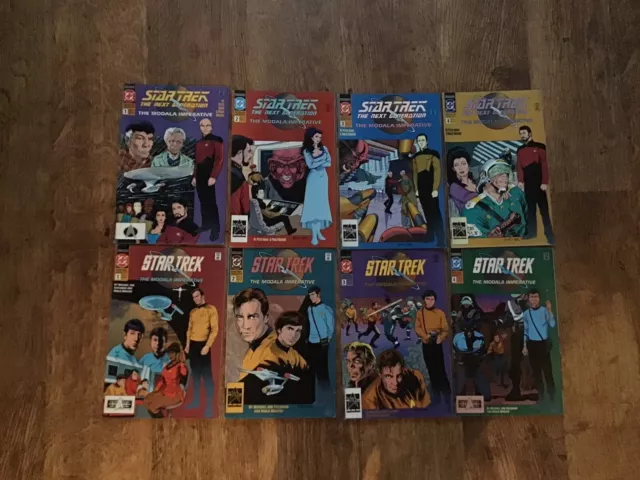 Star Trek & Star Trek The Next Generation  Modala Imperative Lot Of 8 Dc Comics