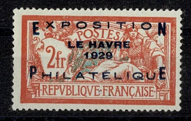 FRANCE STAMP TIMBRE N° 257A " MERSON EXPOSITION HAVRE 1929 " NEUF xx TTB W982
