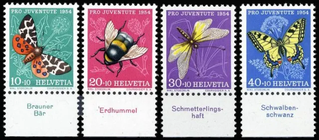 1954, Schweiz, 603-06 Tab-d, ** - 2437048