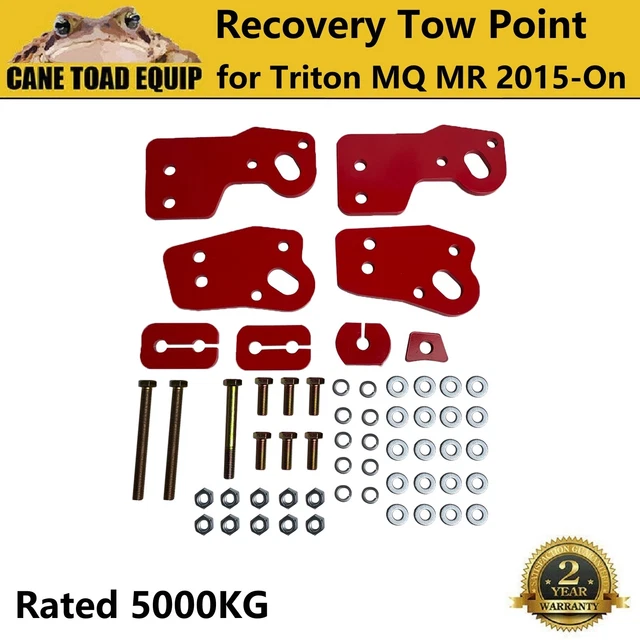 RECOVERY TOW POINT Kit for Mitsubishi Triton MQ MR 2015-On Heavy Duty ...