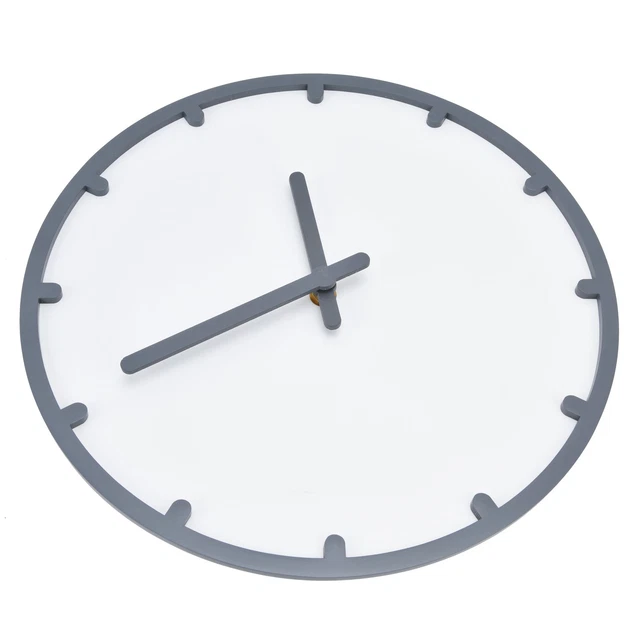 Horloge murale de 10 pouces facile à lire, silencieuse, sans tic-tac, décorative, rustique