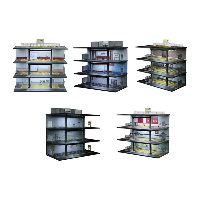 Produktbild von Sammelvitrine Für 1:64 Modellautos – 10er-Pack Aufbewahrungsboxen, 9x4x4 Cm, PVC, Stapelbar