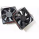 Pair Packed 3 Inch 12VDC 12 Volt Car Truck Cooling Fans