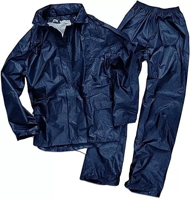MILTEC TUTA DA PIOGGIA impermeabile BLU giacca e pantaloni