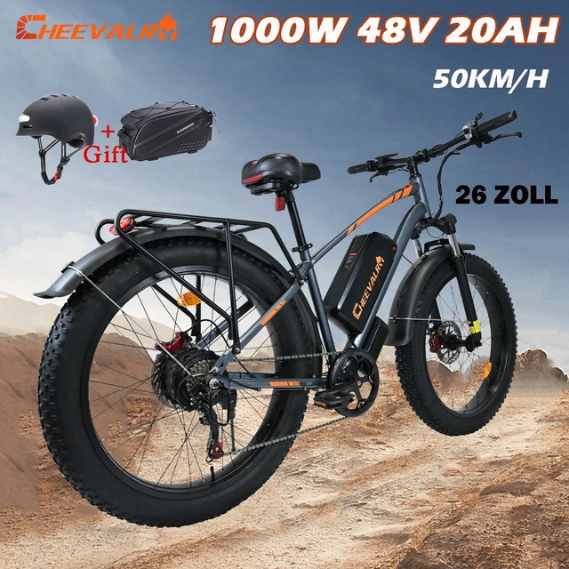 Vélo électrique Cheevalry-C26PRO 250W - 26 Pouces, Batterie 20Ah, Autonomie 120km - Neuf