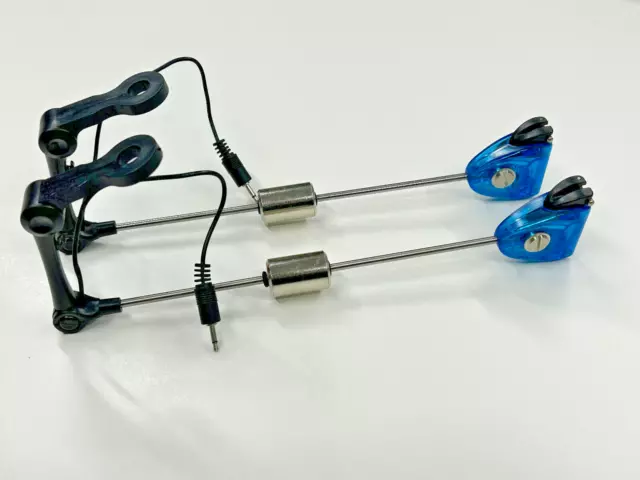 2 x Blue Drop off illuminated Bite Indicators. Slider Weight, 2.5mm Jacks,