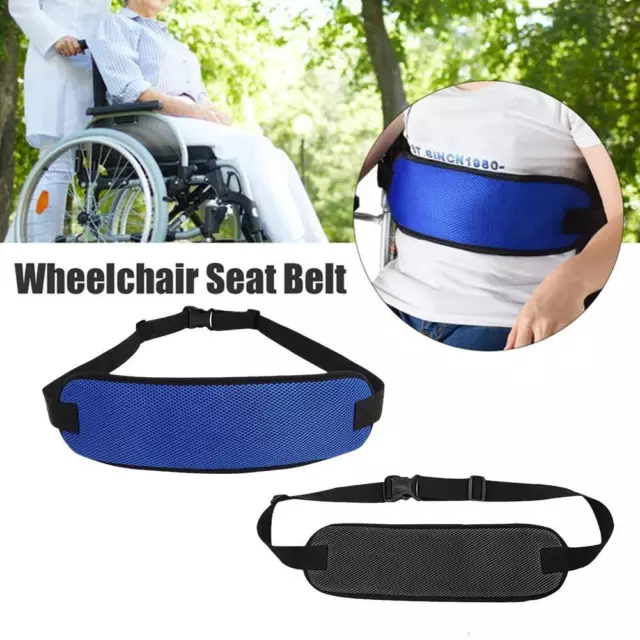 Wheelchair Belt Anti Slip Restraint Belt Wheelchair Seat Belt Lap Strap w/Buckl,