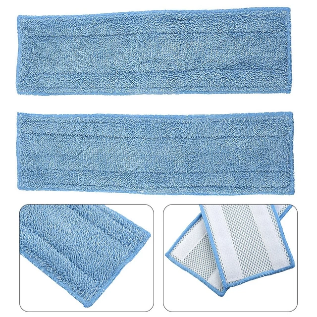 Panni mop in microfibra di lunga durata per vaporizzatore Polti Moppy set da 2
