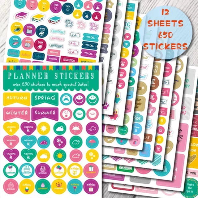 Mood Tracker Face Mental Health Stickers 77 Cute Planner and Journal  Stickers 