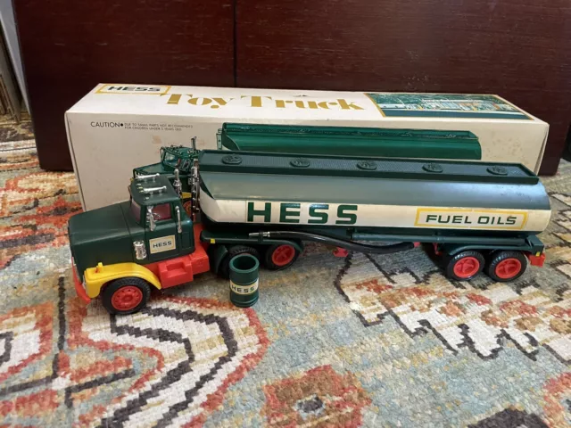 Vintage 1977 Hess Tanker Truck Oil Gas Memorial Truck