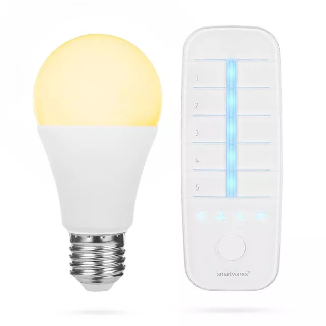 LED Smart Birne 7W = 45W E27 matt 2700K-6500K Dimmbar Funk Fernbedienung UVP 42€