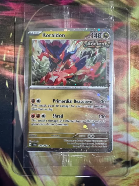 Koraidon - 119/162 - EB Games Promo - Temporal Forces - Pokemon TCG