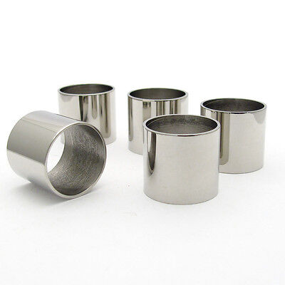 Homyl 10 Pieces Gold/Silver Aluminum Alloy Walking Stick Collars Stickmaking Collars 