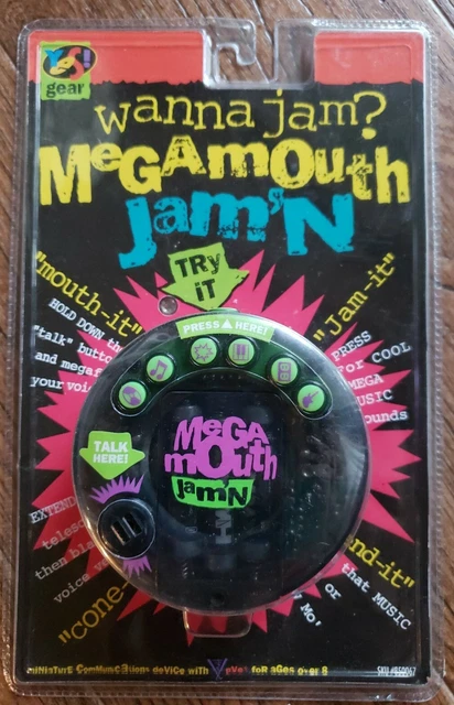Mega Mouth Jam'n Voice Distorting Toy Amplification Sound Effects 1995 New