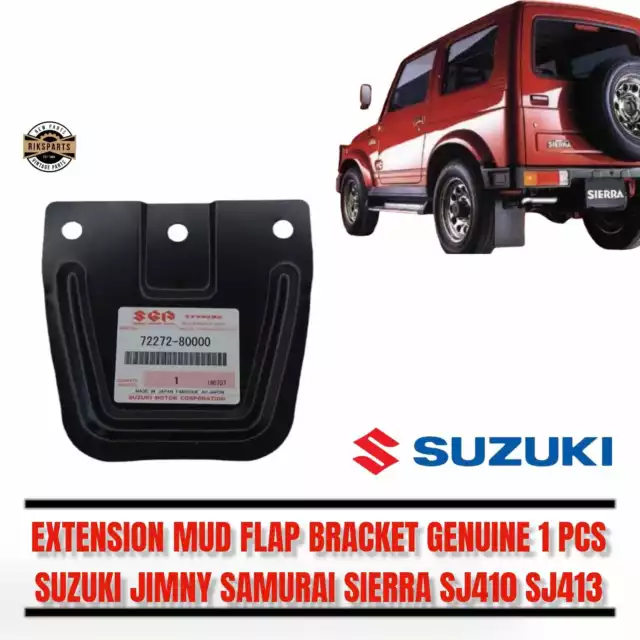 Suzuki Jimny Samurai Sierra Sj410 Sj413 Extension Mud Flap Bracket Genuine 1Pc