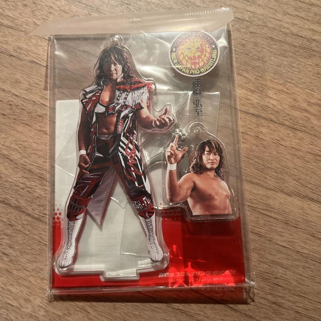 New Japan Pro-Wrestling Hiroshi Tanahashi Figure Sheet Key Holder