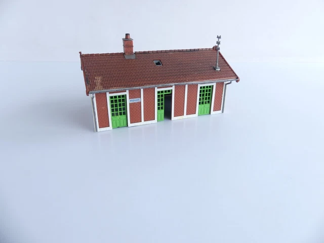 Maquette MKD HO Bar Café De La Poste - Maison Immeuble Avec Figurines