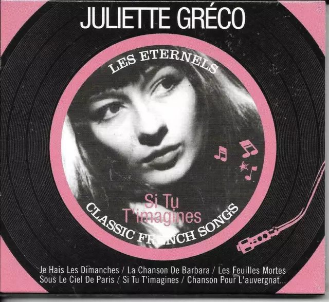 CD juliette gréco les eternels neuf sous blister 18 titres