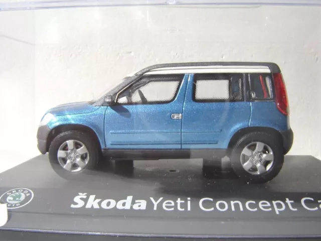 Skoda Yeti Concept car , Abrex 1/43 , vitrine et carton