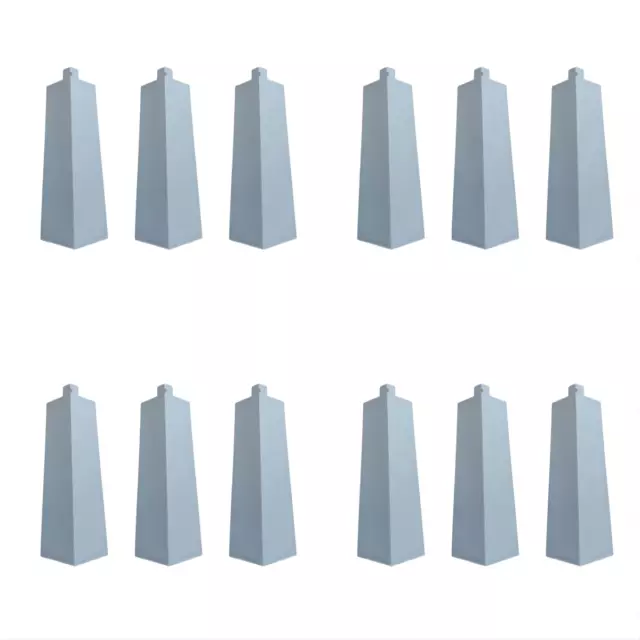 12- NEW Aluminum Outside Siding Corner 8 Inches 12 Nails Included FREE SHIPPING