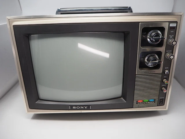 VINTAGE SONY TRINITRON TV Television 12” KV-1203 Retro Gaming £266.80 ...