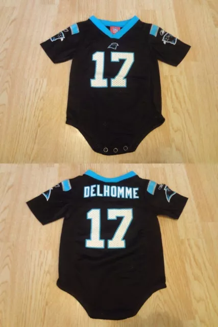 Infant/Baby Carolina Panthers Jake Delhomme 12 Months Jersey Creeper Bodysuit Re