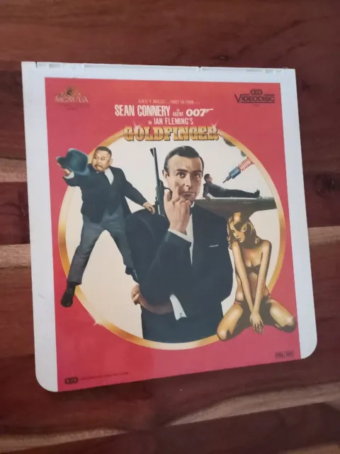 Goldfinger CED Videodisc SelectaVision Sean Connery 007 ***Still in Factory Seal