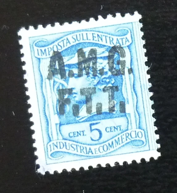 Trieste - Italy - Yugoslavia - AMG FTT Revenue Stamp - 5 Cent. A1