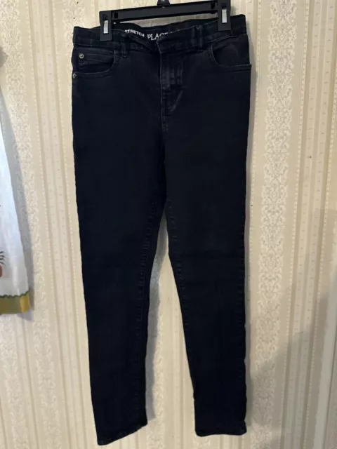 Children’s Place Boys Stretch Super Skinny Jeans  Black Size 14