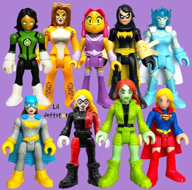 IMAGINEXT Female Figures Super Hero Girls Used 3" Mini Figures Loose *Pls Select