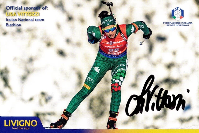 Lot 12 Cartes Autographes Biathlon Originales Signées – K 969