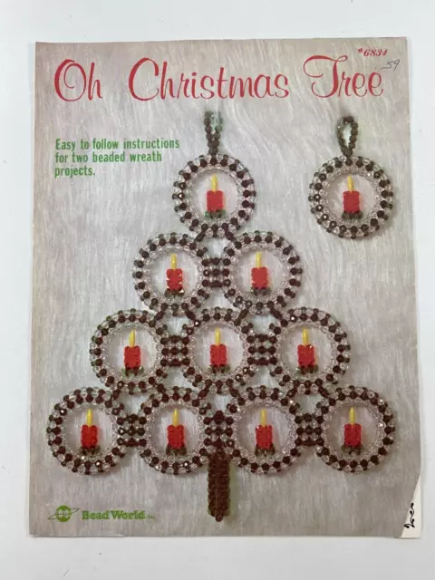 Folleto Proyecto Corona con Cuentas de Árbol de Navidad MUNDO CUENTAS