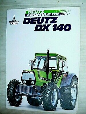 Prospectus Tracteur DEUTZ  DX 6 05   1987  Tractor Traktor Prospekt Brochure 