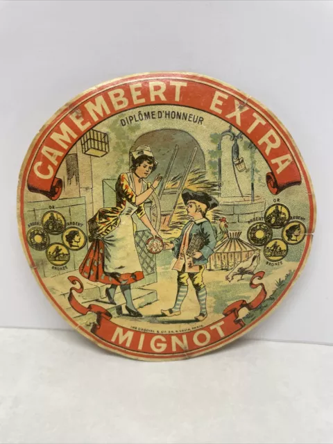 Ancienne Étiquette De Fromage: Camembert Mignot  ( Non Situé )