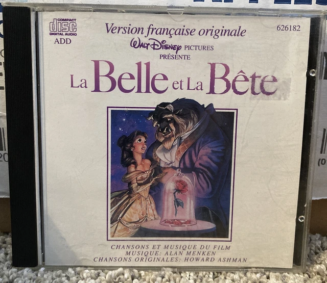 BEAUTY AND THE Beast “La Belle et La Bête“ French Version CD 1991 Disney 27.15 PicClick CA