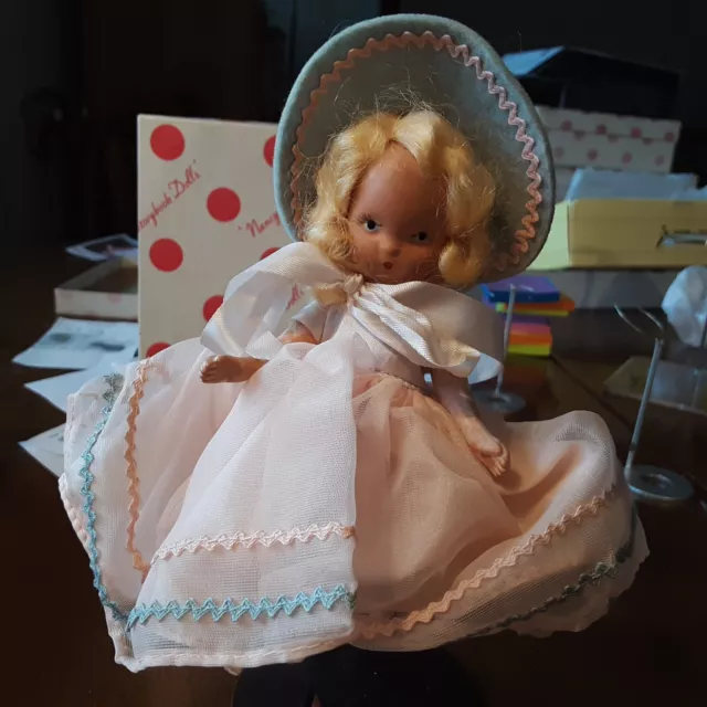 30 (130) Dainty Dolly L126 Nancy Ann Storybook Doll Vintage Bisque with Box